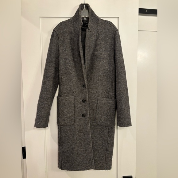 J. Crew Boiled Wool Jacket Sz. 2 or 4 (oversized) - Picture 1 of 8